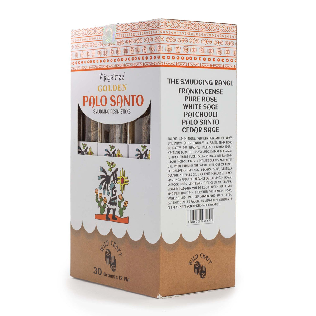 Golden Palo Santo Smudging Resin Sticks - 30g Pack of 6 – view 6
