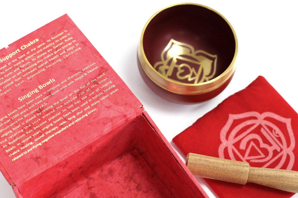 Root Chakra Singing Bowl - Red Brass – view 3