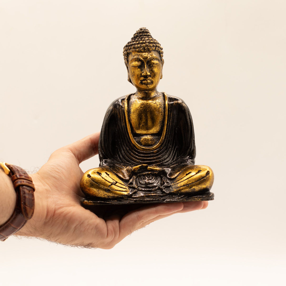 Black & Gold Buddha Statue - Medium – view 5