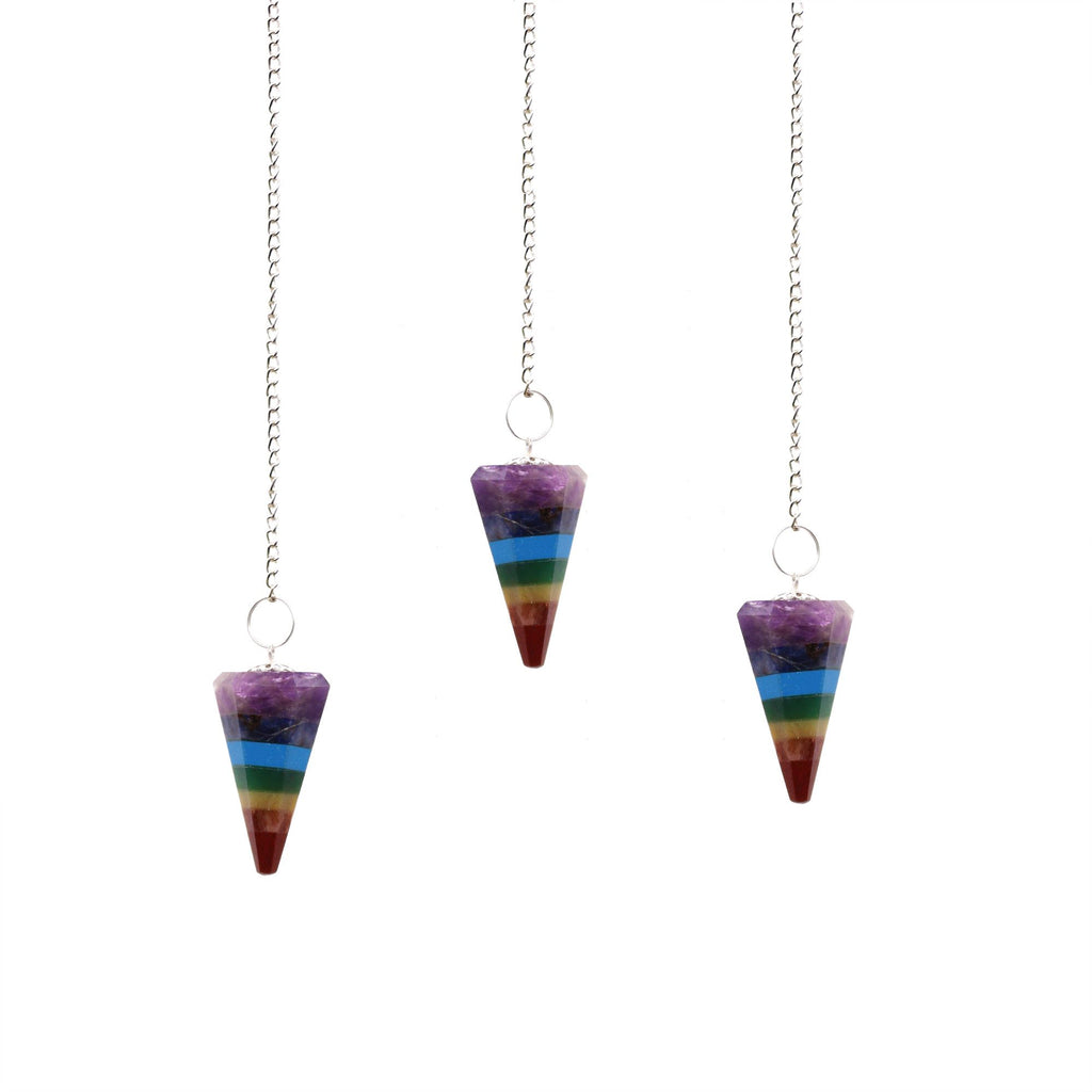 7 Chakra Slice Pendulum