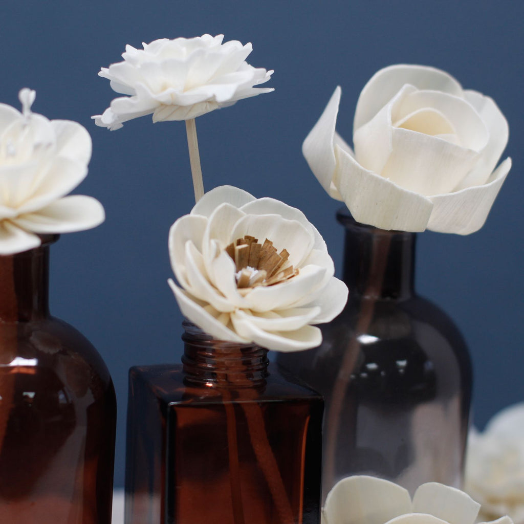 Sola Wood Poppy Diffuser Flowers on String, Small, Set of 4 – view 4