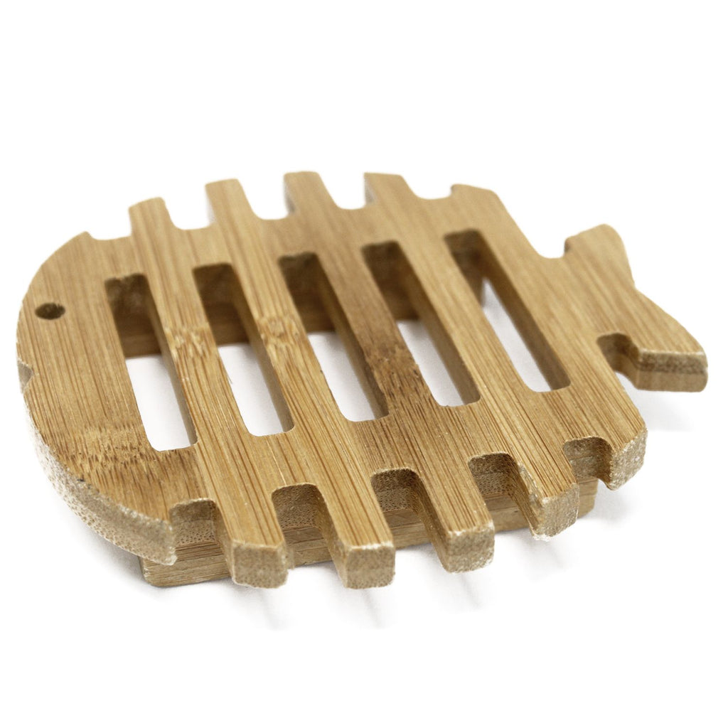 Hemu Wood Soap Dish - Fish – view 2