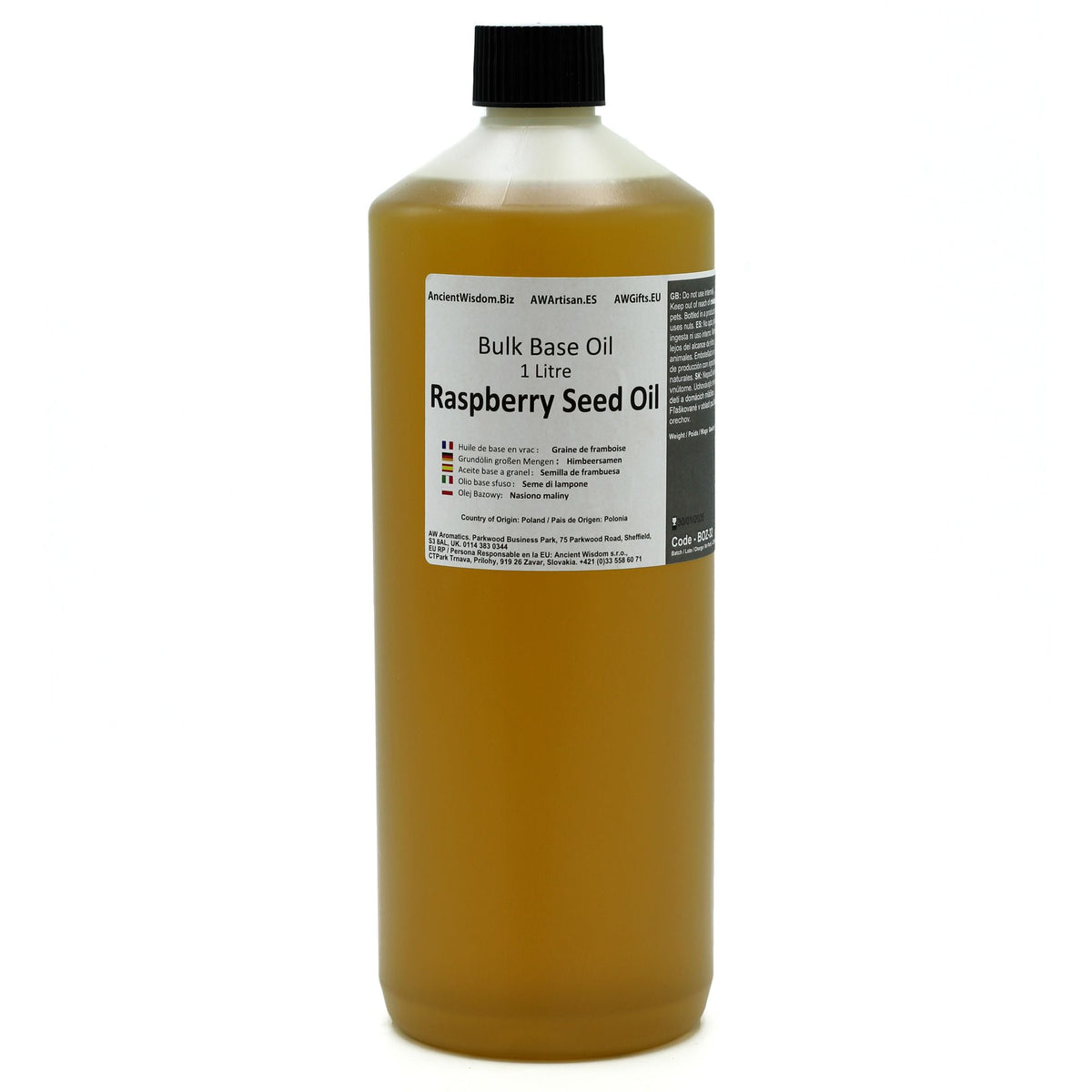 Raspberry Seed Base Oil - 1 Litre