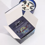 Virgo Zodiac Crystal Candle with Gemstone Bracelet – view 2