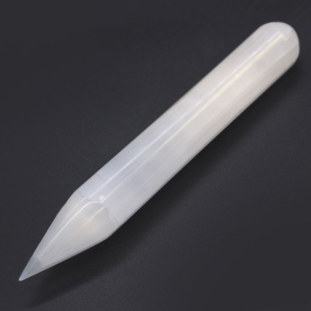 Selenite Wand 16 cm - Pointed One End – view 3