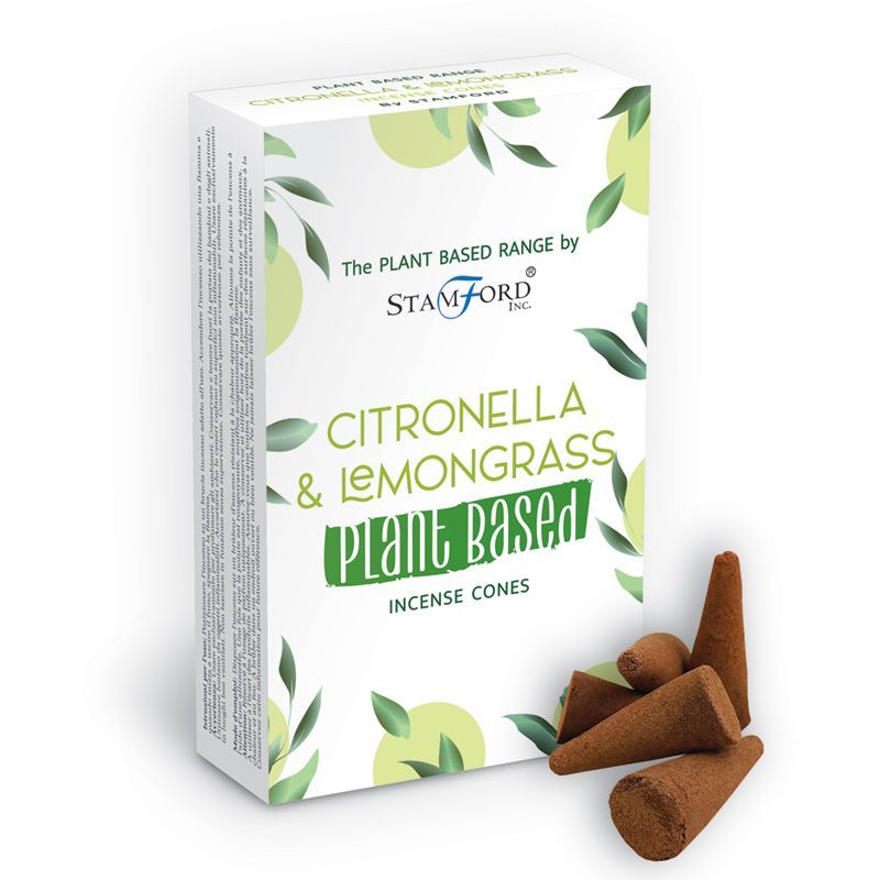Stamford Plant Based Incense Cones - Citronella & Lemongrass (12 Pack) – view 2