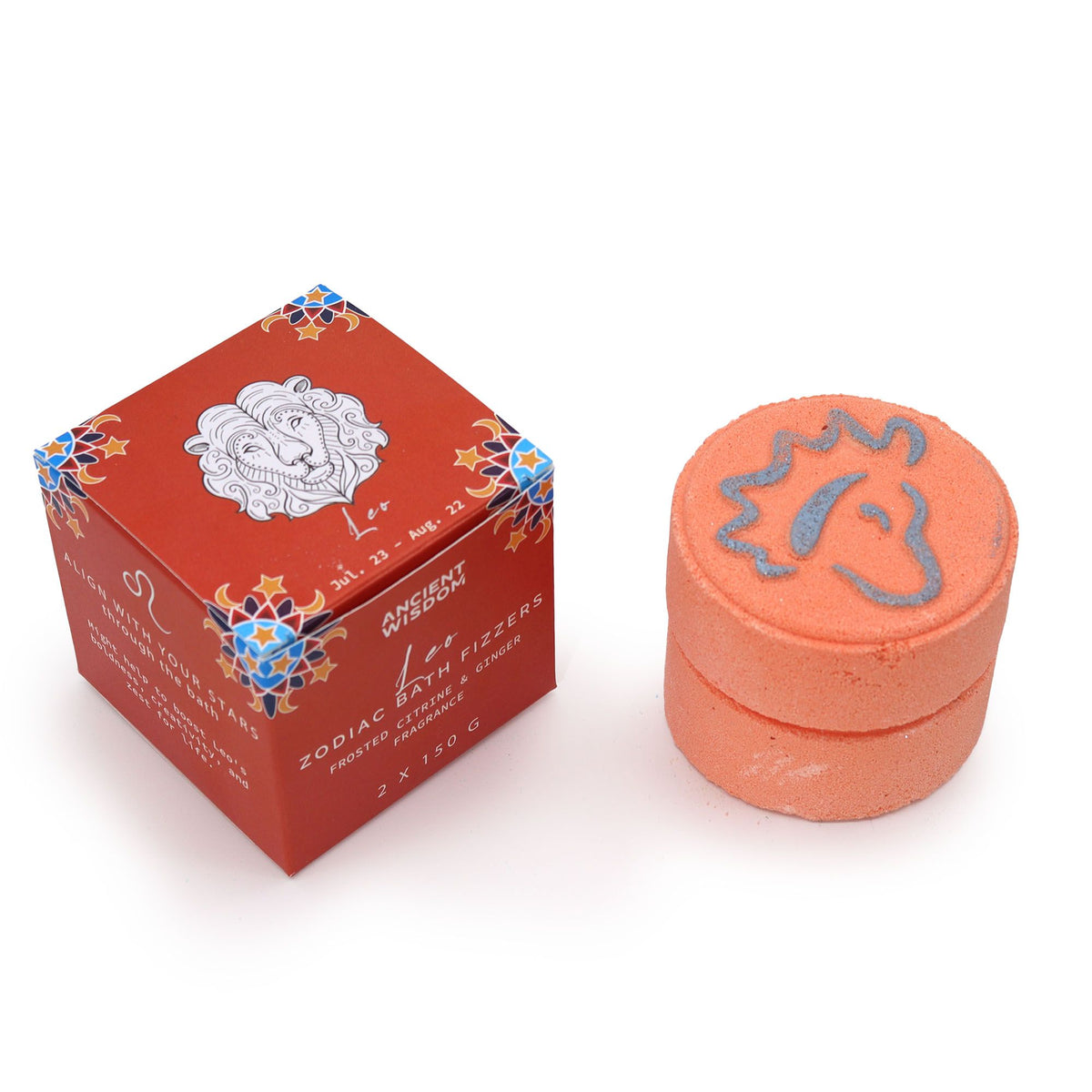 Set of Zodiac Bath Fizzers with Horoscope - Leo – view 3