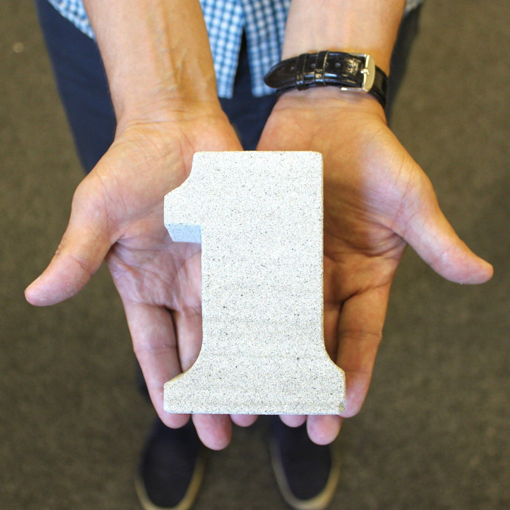 Number 4 Granite Candle Holder – view 3