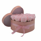 13 Pink Soap Roses Heart Gift Box – view 3
