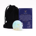 Opalite Skull Carving Large 50x40x30mm