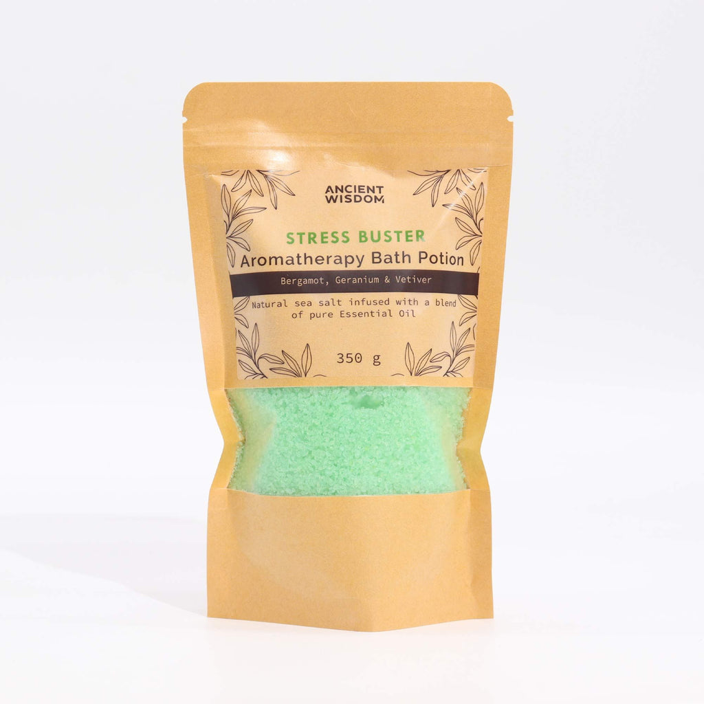 Bergamot, Geranium & Vetiver Bath Salts, 350g – view 2