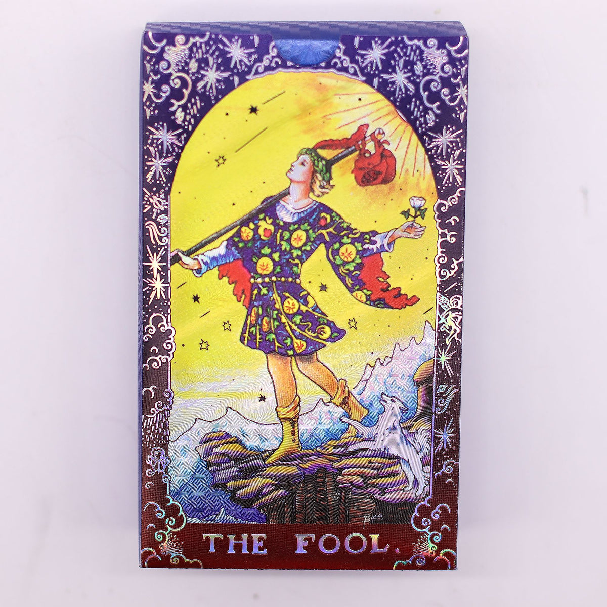 Mandala Blue Foil Tarot Card Set with Booklet – view 9