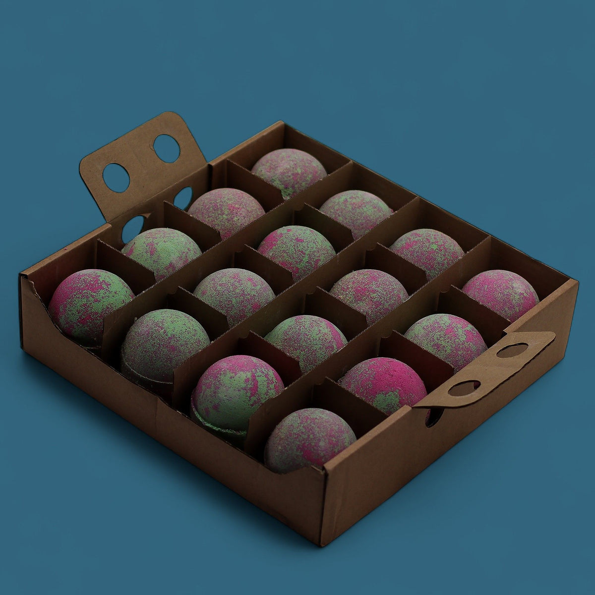Set of 3 Fruity Rhubarb Bath Bombs – view 2