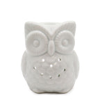 Classic White Ceramic Oil Burner - Tall Owl – view 2