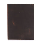 Black Tan Leather Daily Notebook, 100 Lined Pages – 20x15 cm – view 2