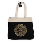 Oversized Tote Bag 14oz Chocolate Stonewash - Freedom Chakra – view 3