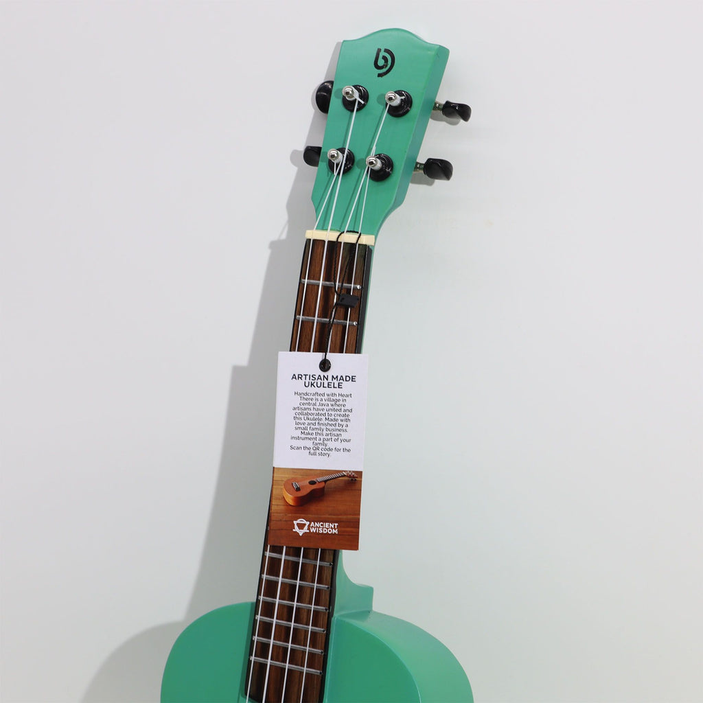 Decorative Ukulele in Bright Pink Finish, 4 String – view 2