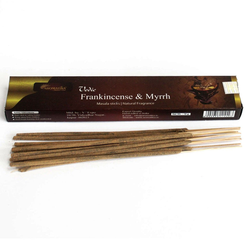 Aromatika Frankincense and Myrrh Vedic Incense Sticks
