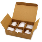 White Apophyllite Cluster Specimens 20-30mm, Set of 6