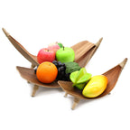 Coconut Leaf Fruit Bowl Set of 3 - Natural, 30 x 22 cm – view 2