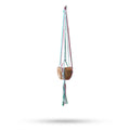 Macrame Plant Hanger for Medium Pots - Pastel, Terrace