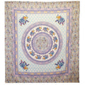Elephant Mandala Wall Hanging - Turquoise/Blue/Cream