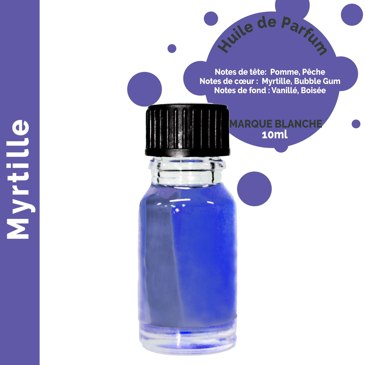 Blueberry Fragrance Oil 10 ml – Plain Bottle – view 6