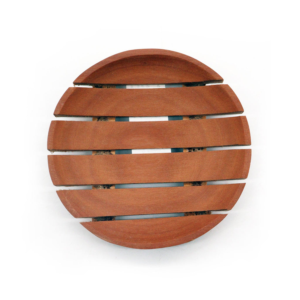 Mahogany-Style Soap Dish - Round – view 2