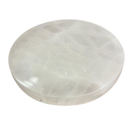 Selenite Charging Plate 10cm - Plain – view 2