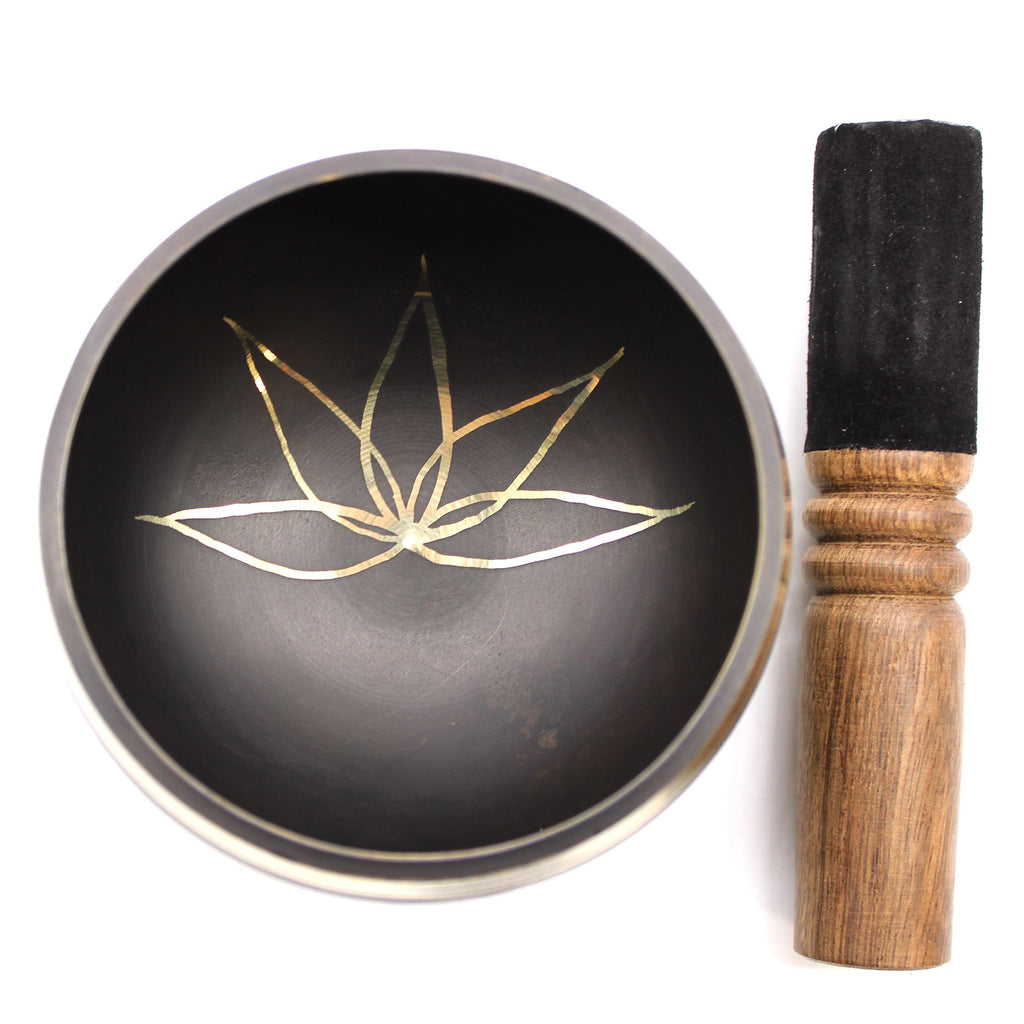Lotus Flower Singing Bowl Gift Set 9cm – view 3