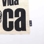 Nomad Sari Tote Bag - Mi Vida Loca Skull Print - Natural Cotton – view 3