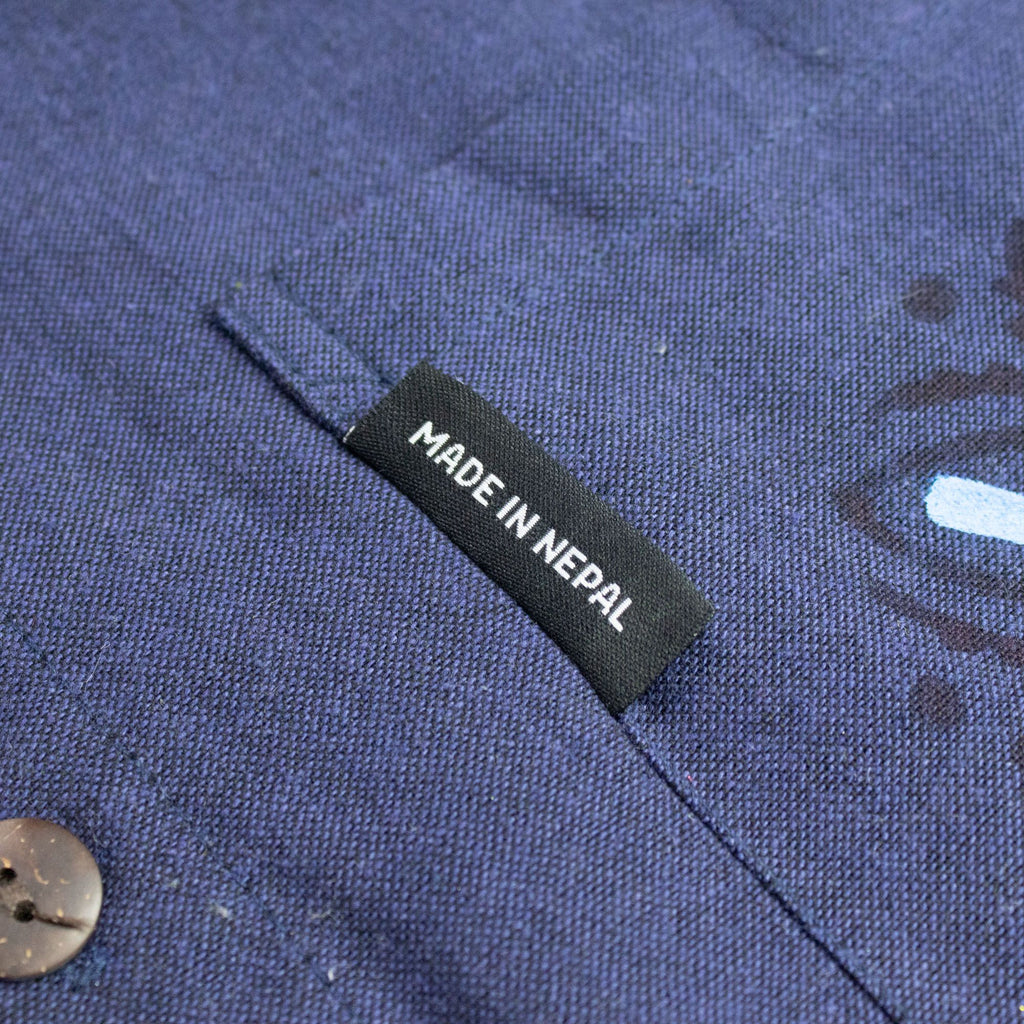 Nomad Sari Kathmandu Shirt - Indigo - XL – view 10