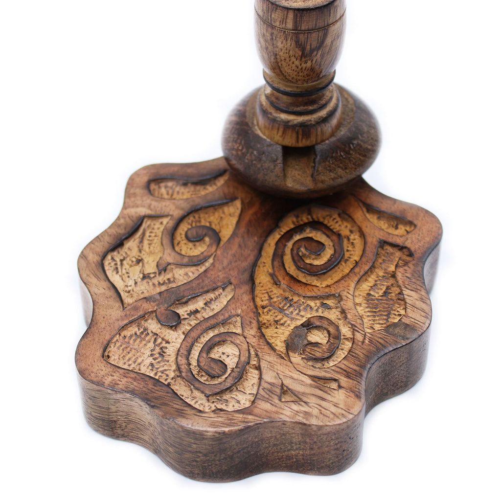 Small Mango Wood Backflow Burner - Tree of Life – view 2