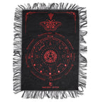 Ancient Witch Mystic Moth Pendulum Cloth - Black & Blood Red – view 2