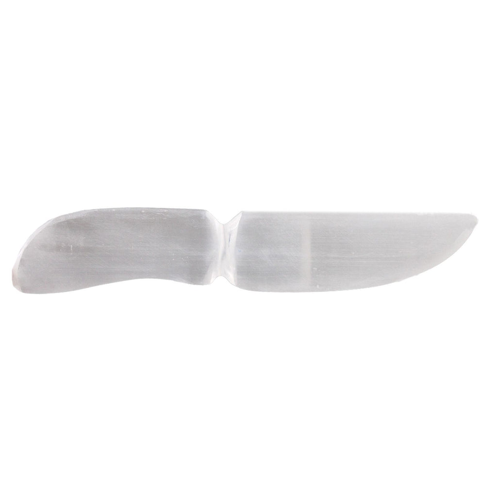 Selenite Ritual Knife, Classic Handle, 20cm – view 6