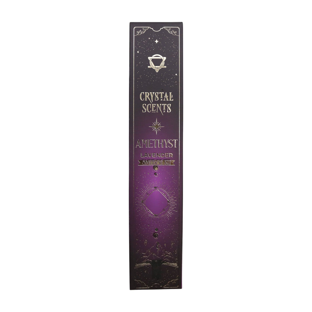 Amethyst Crystal Scents Smudge Incense Sticks - Lavender – view 4