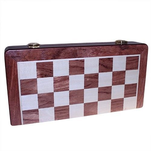Folding Chess Set with Metal Pieces - 29 cm – view 3