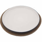 Jute & Cotton Place Mat, Natural Border, 30cm – view 2