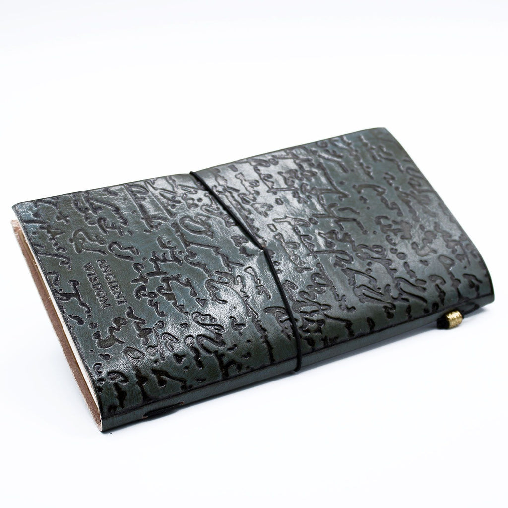 Leather Journal - Good Ideas and Other Dreams - Grey (80 pages) – view 3