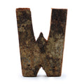 Rustic Bark Letter W - 7cm