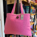 Reversible Jute and Cotton Big Bag in Pink