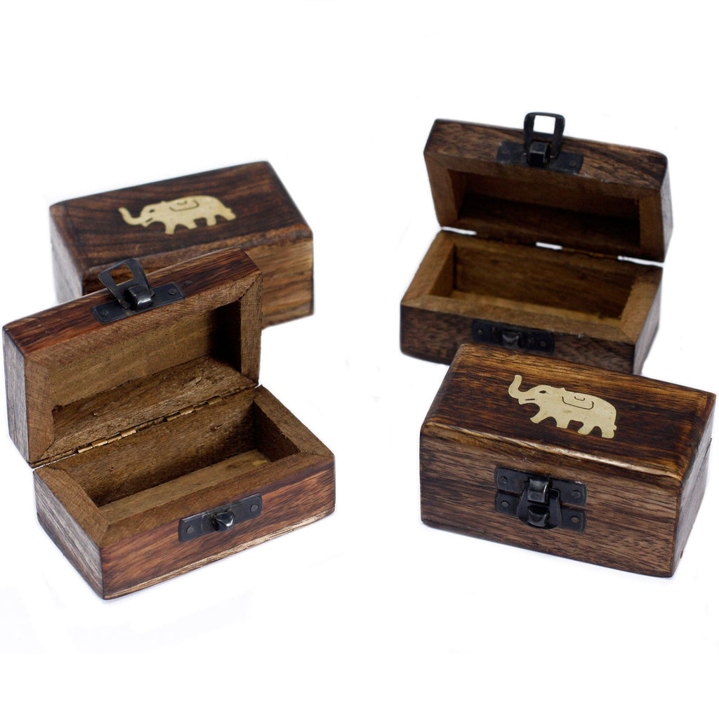 Small Mango Wood Pill Box – view 3