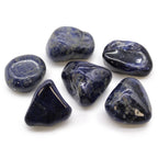 Bag of 6 Large Sodalite Tumble Stones - Pure Blue – view 2
