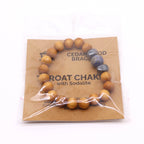 Cedarwood Throat Chakra Bangle with Sodalite – view 4