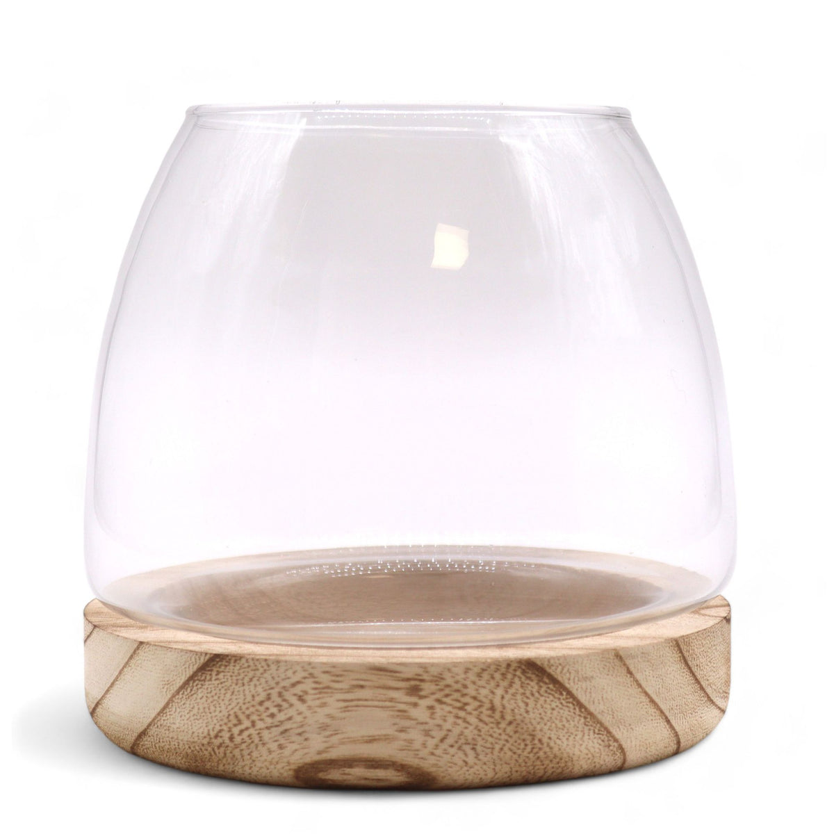 Medium Terrarium, Natural Tung Wood, 15x15cm – view 2