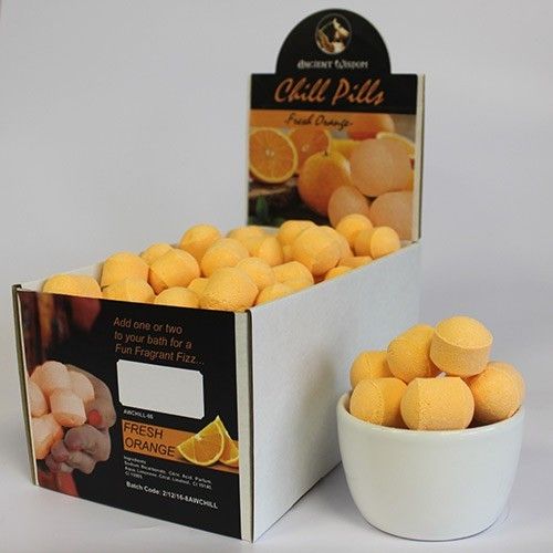 Chill Pills Bath Bombs - Fresh Oranges, 1.3kg Box – view 9