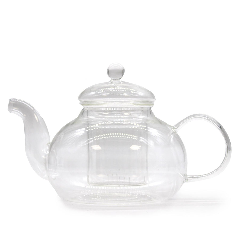 Glass Infuser Teapot - Round Pearl - 800ml – view 2