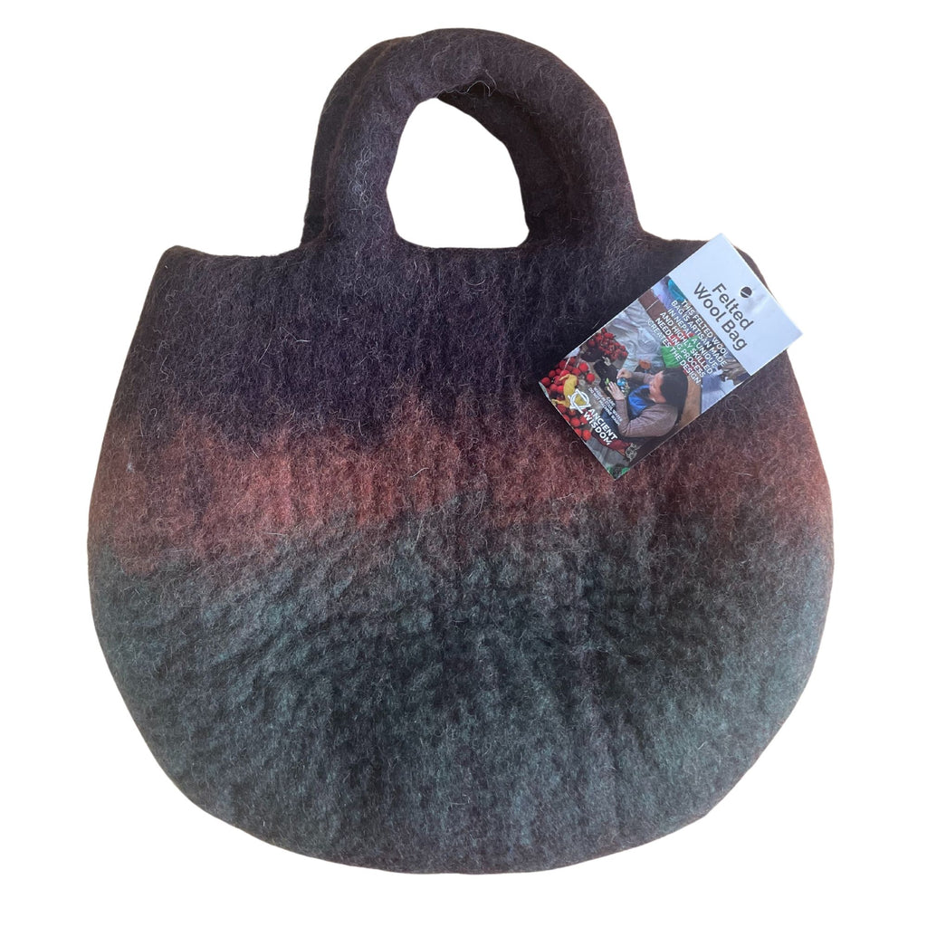 Fairy Garden Felted Wool Bag - 35x27cm – view 3