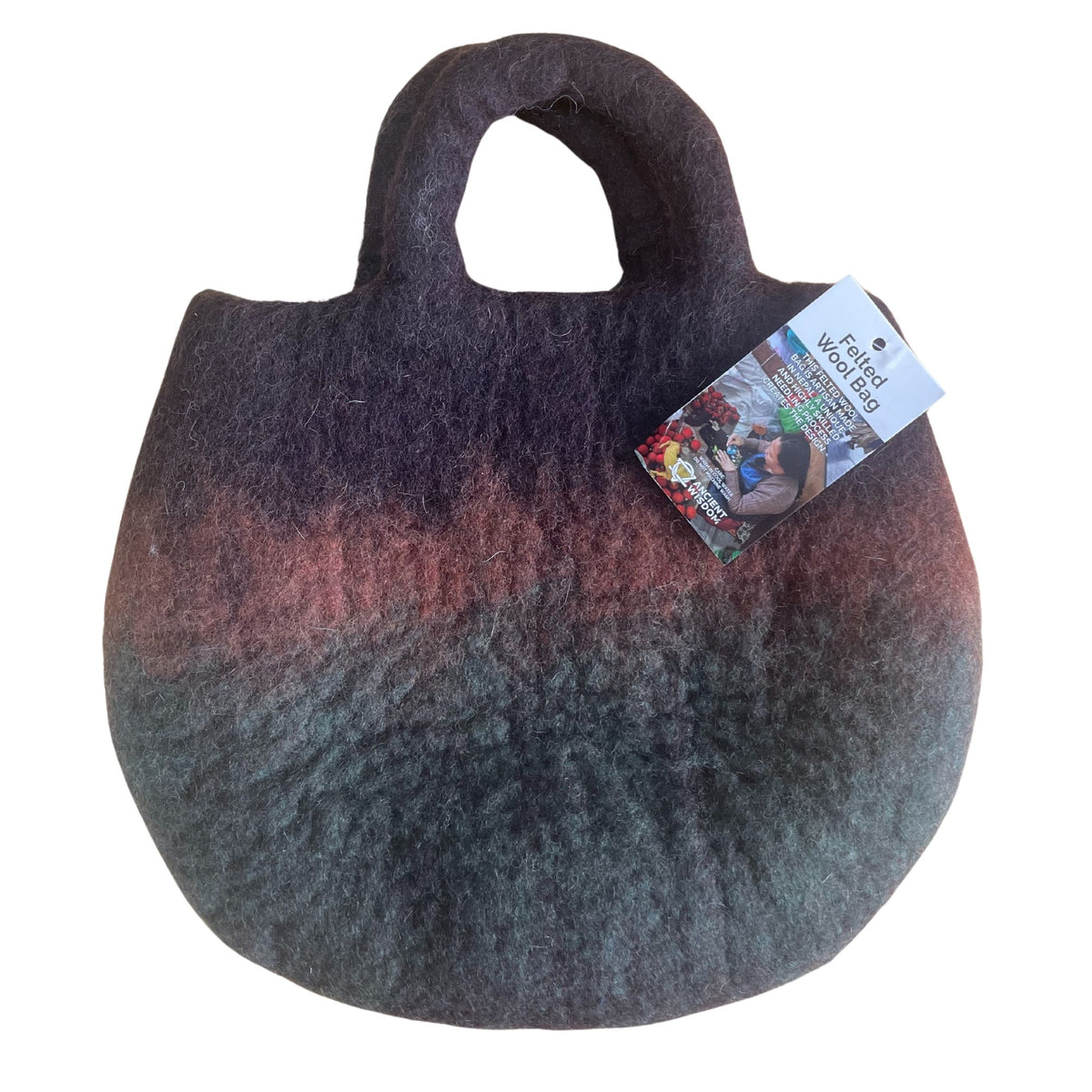 Fairy Garden Felted Wool Bag - 35x27cm – view 3
