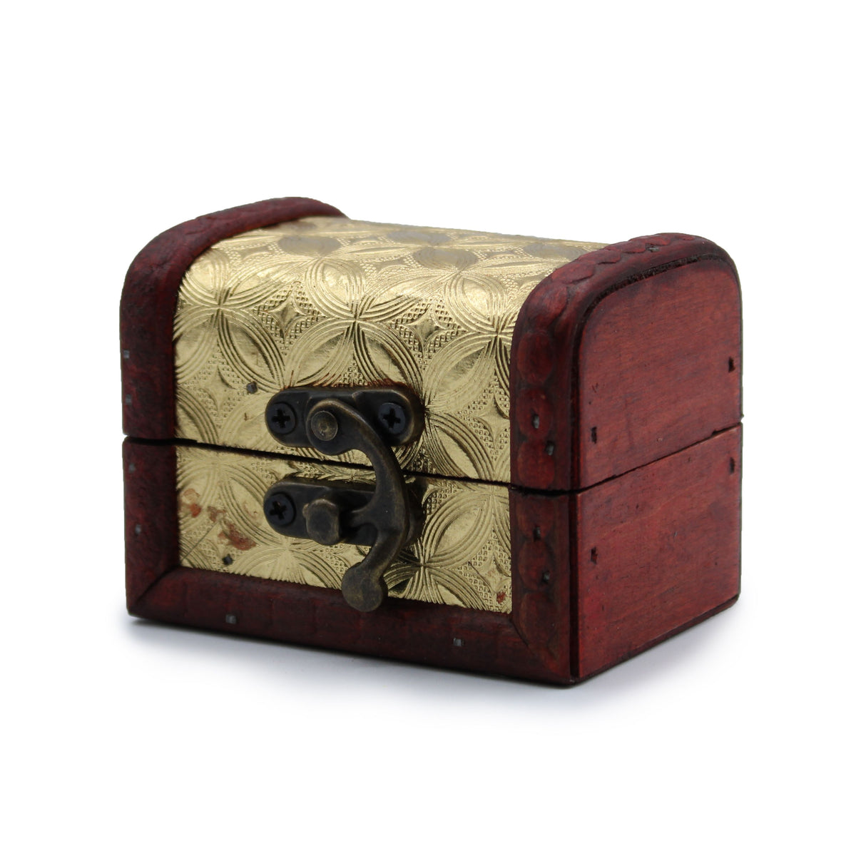 Mini Colonial Box, Gold, Vintage Style – view 2
